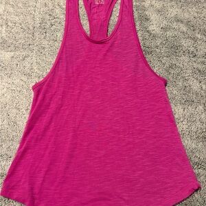 Vibrant Pink Racerback Tank Top